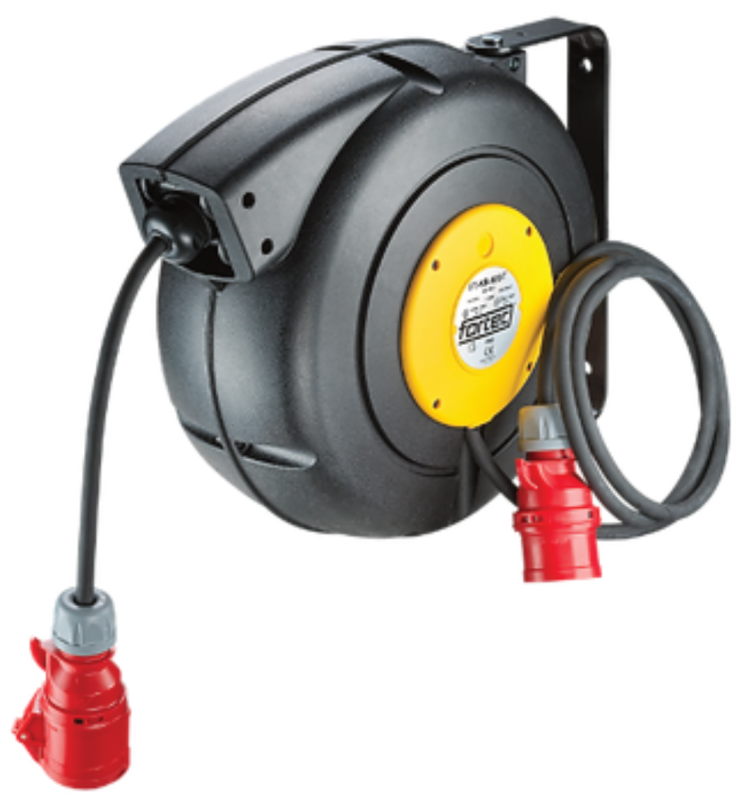 Rückzugs Kabelrolle 400 Volt 17 Meter